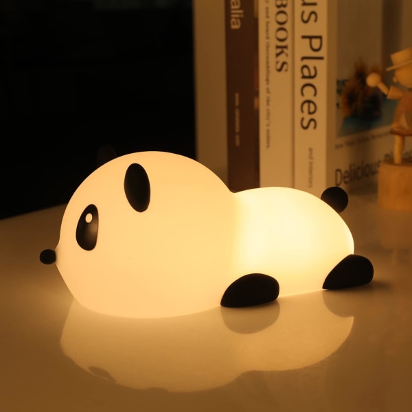 Nursery Night Light 7-färg: Silikon Squishy Nightlights för barn med USB uppladdningsbar söt baby dekorativ rumslampa - presenter för barn