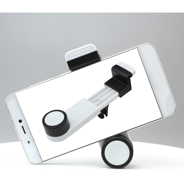 Universal biltelefonholder, 360 graders rotation, justerbar højde, sort