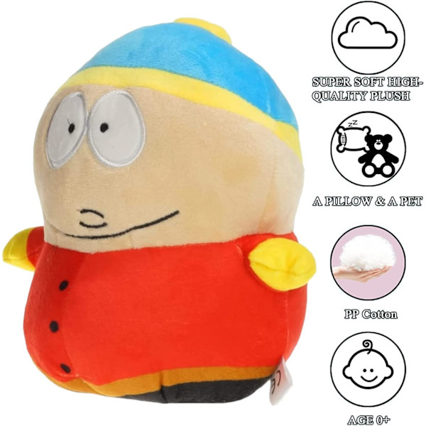 South North Park -pehmolelut, 8'' Kenny Cartman Butters Kyle -pehmolelut, pehmeä puuvillapehmolelulahja ystäville Anime-sarjakuvafaneille