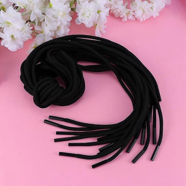 10 Pieces Elastic Cords Replacement Drawstring Black Shorts Elastic Drawstring Cord Sweatpants Replacement Cord