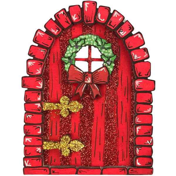 Fairy Garden Door - Fairy Door -sisustus - Miniatyyri tonttuovi - Fairy House -sisustus, ulkopuiden sisustus, Pihaveistos keijupuutarhaan, Piha, Nurmikko