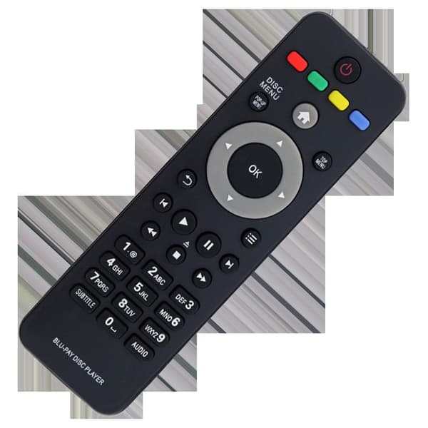 Compatible with Philips Blu-ray DVD Remote Controls BDP3100/93, BDP3200/93, BDP3080 and BDP2700