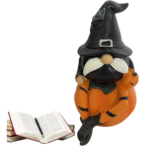 Spökstaty, läskig Halloween-figurdekor med spöke - hemsökta husprydnader för mantel, matbord, soffbord, hyllor, skrivbord