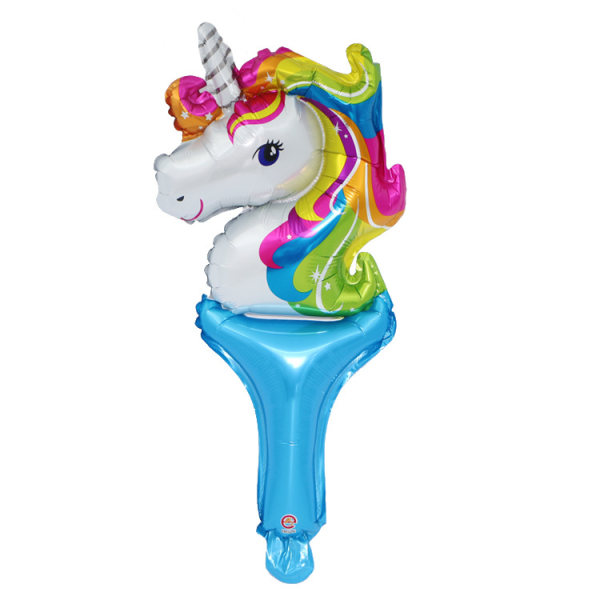 33 x 29-tommers Rainbow Unicorn Super Shape folieballong