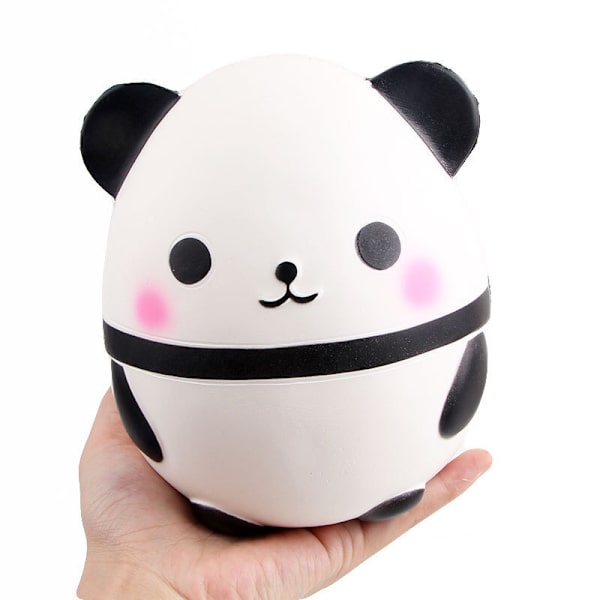 Panda Squishies Jumbo Hitaasti Nousevat Squishies Ihastuttavat Stressinlievityslelut, Valkoinen