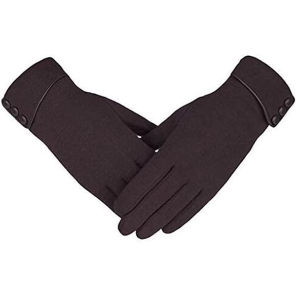 Windproof Thick Lined Touch Screen Phone Gloves for Women Lady Lady Winter Warm Gloves,B