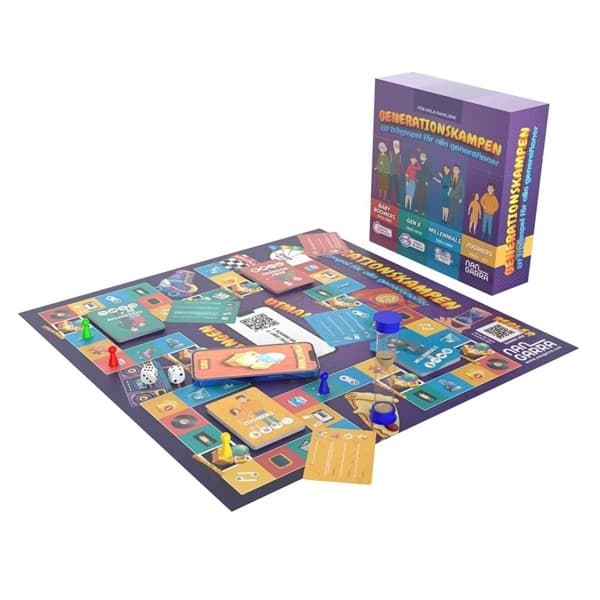 Generationskampen - Board Game / Family Game - Game Board Game multifärg multicolor