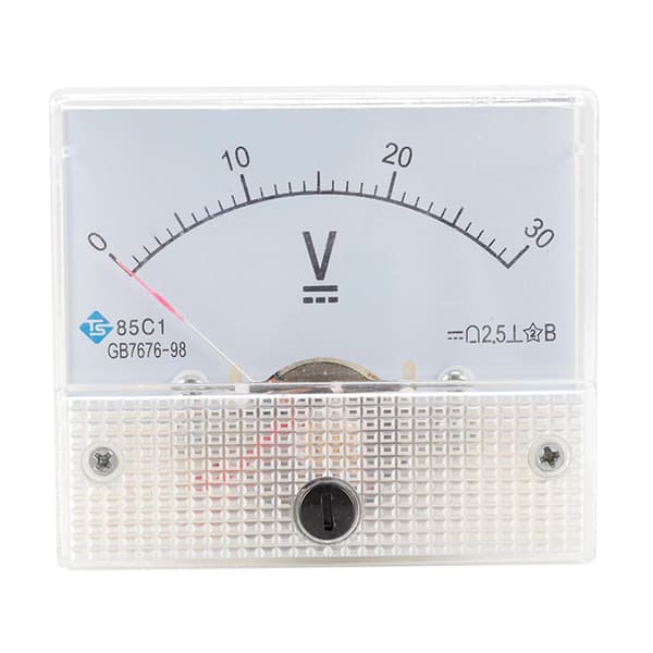 85C1 Analog Panelmåler Voltmeter DC Volt Spændingsmåler DC 0-30V