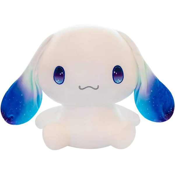 Cinnamoroll plyschleksak 40 cm, Kawaii tecknad stjärnögon Cinnamoroll docka plyschleksak presenter till pojkar flickor, barnens dag present vit