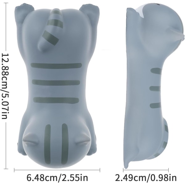 Söt handledsstöd musmatta liten katt handledsstöd ergonomisk musmatta mjukt minnesskum handledsstöd skrivbordsmatta för dator bärbar dator tangentbord