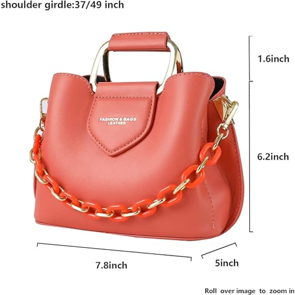 Damemode Skuldertasker Håndtasker PU Læder Top Håndtag Satchel Tote Crossbody Taske