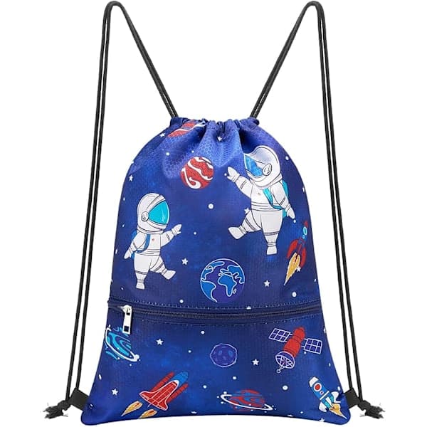 Drawstring Bag - Drawstring Backpack Sports Backpack Gym Bag Swim Bag