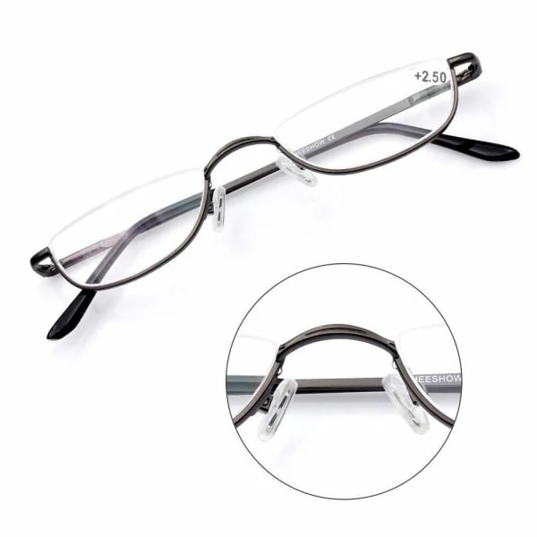 Läsglasögon STYRKA Gunmetal 150 degrees