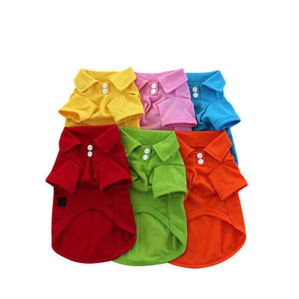 4-osainen koiran t-paita, hengittävät lemmikkipaidat, pentupusero Koiran vaatteet Asu Vaatteet Takit (sininen, vihreä, punainen, oranssi) - Pieni