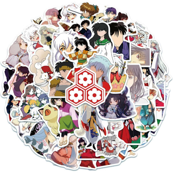 50 kpl Cartoon Japanilainen Anime Tarroja Auto Kitaran Koristelu Matkalaukku Matkapuhelin Vedenpitävä Graffiti Tarra