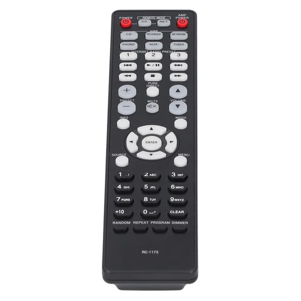 Replacement Remote Control for TV for DENON RC-1173/PMA-720AE/PMA-520AE/DCD-720AE/DCD-520AE