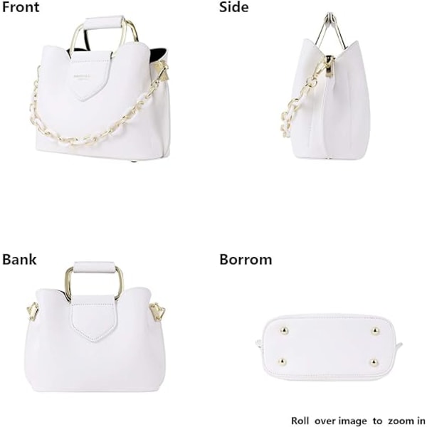 Damemode Skuldertasker Håndtasker PU Læder Top Håndtag Satchel Tote Crossbody Taske