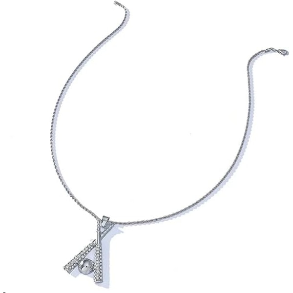 Iced Out Baseball Bats Cross halskæder til mænd Kvinder atleter Sports vedhæng halskæde til teen drenge piger, gratis kæde