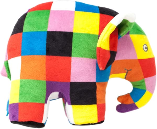 Elmer blødt legetøj/blød bamse 30cm Grandpa Edo