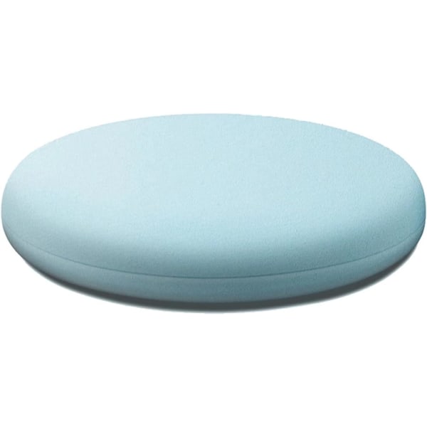 Paksu pyöreä tuolityyny, irrotettava puutarhatuolin tyyny, Memory Foam -sisäistuintyyny ulkokäyttöön, pestävä, irrotettava ja haalistumaton 40 cm sininen, C
