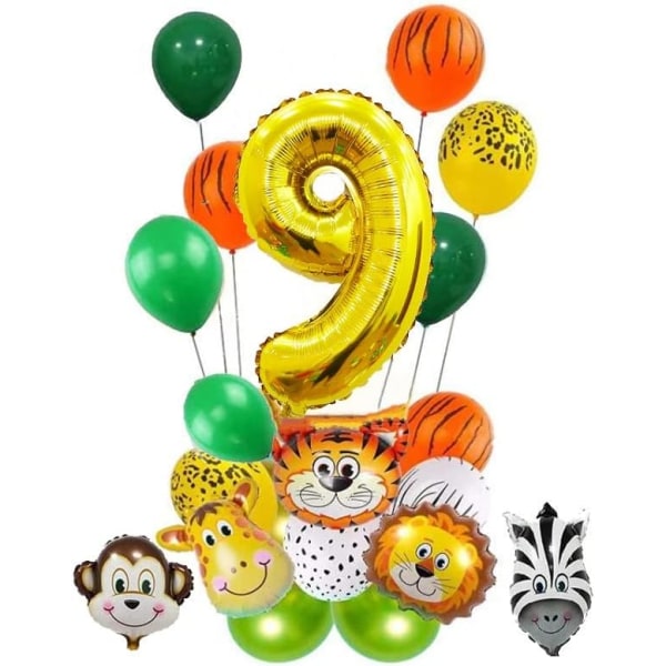 Viidakkosafari-teema Ilmapallo Garland Arch 1-9-vuotiaille pojille  syntymäpäivä ilmapallosisustus Lasten ensimmäisen syntymäpäivän  juhlakoristeet fc0e | Fyndiq