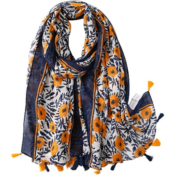 Dame Sjal Dame Lett Myk Mote Boho Stil Skjerf Wrap Sjal for Alle Sesonger