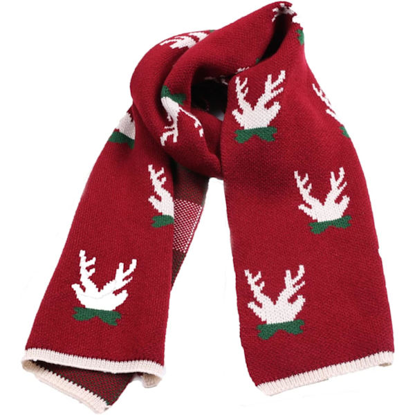 Fashion Dame Julehalstørklæde Vinter Varmt Strikkede Halstørklæder Jule Neckerchief Hals Varmer