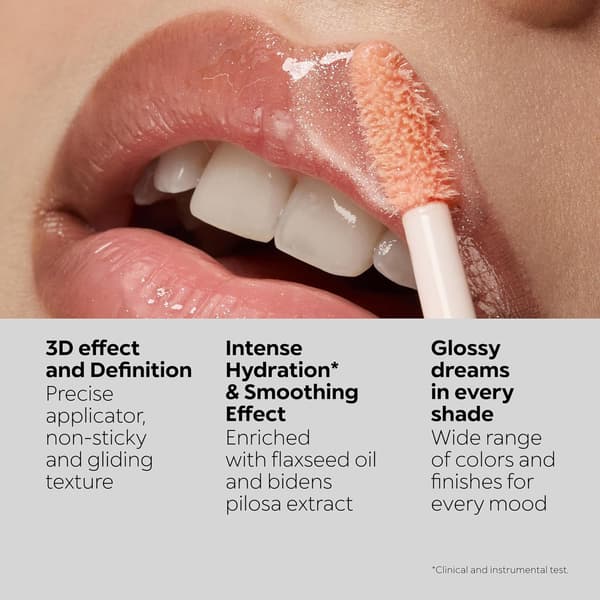 3D Hydra Lip Gloss, 15 Cherry Red, 6.5 ml 15 Cherry Röd