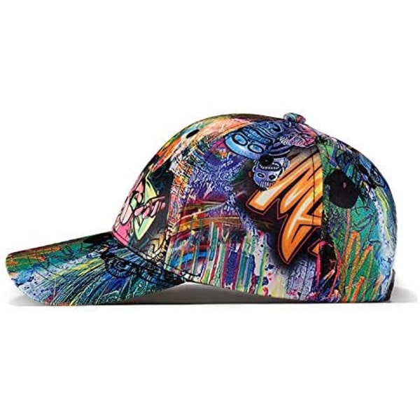 Fashion Baseball Cap för kvinnor och män Justerbar vuxenhatt för sommarlöpning Sport Vandring Strand Utomhus Golf Unisex（55-61CM）
