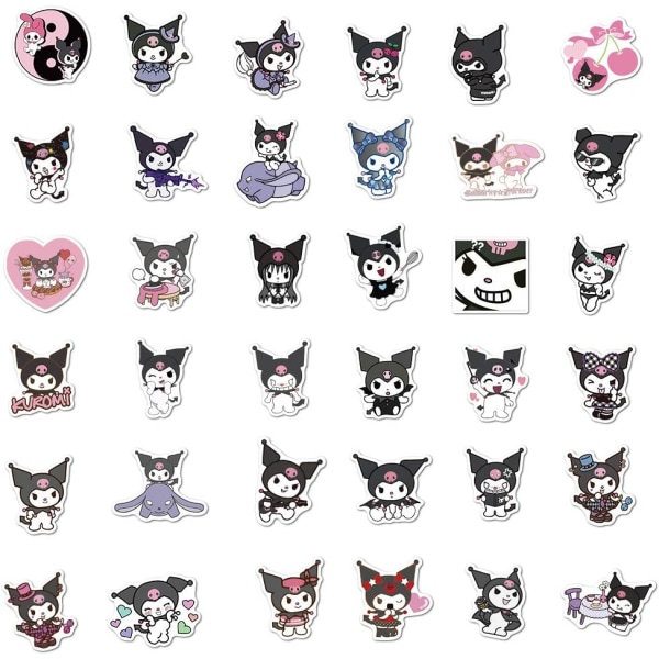 100PCS Cartoon Stickers Kawaii Anime Stickers for Girls Kids Teens Adults Vinyl Waterproof Stickers for Water Bottles Luggage Laptop Skateboard