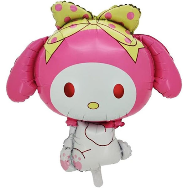 2 stk. Kawaii Anime Balloner Tegneserie Balloner Aluminium Film Balloner Til Fødselsdagsfest Daglig Fest Cosplay Fans (Pink)