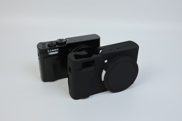 Panasonic Lumix TZ99 Silicone Protective Case - Shockproof, Ultra-thin, Durable, Soft black