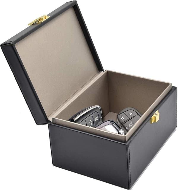 Signal Blocking Box for Car Key, Keyless Car Key Security Box, Large Signal Blocking Box
