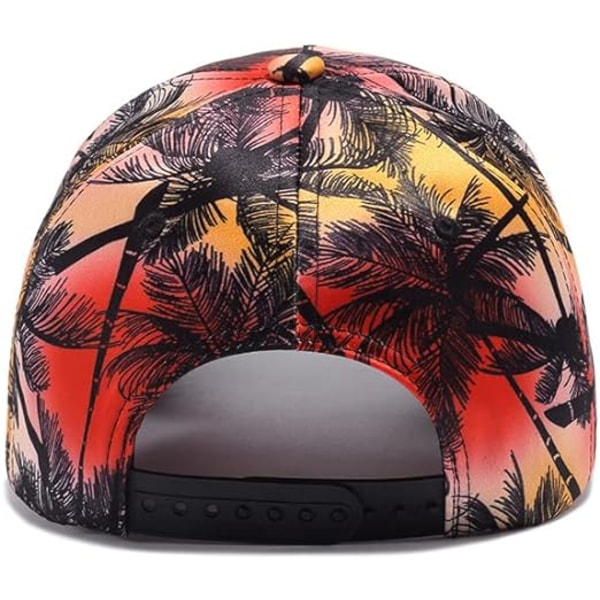 Mode cap för kvinnor män Justerbar vuxenhatt för sommarlöpning Sport Vandring Strand utomhusgolf unisex(55-61 cm)