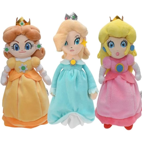 26 cm Princess Peach Plyschleksak Princess Daisy Plyschleksak Super Mario Doll Leksakspresenter för barn (Princess Rosalina)