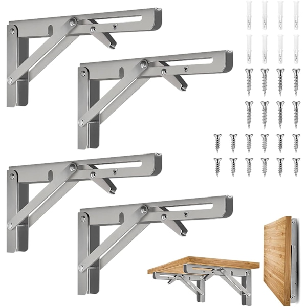 Folding Bracket 30cm,Folding Console Bracket,Folding Shelf Brackets Load