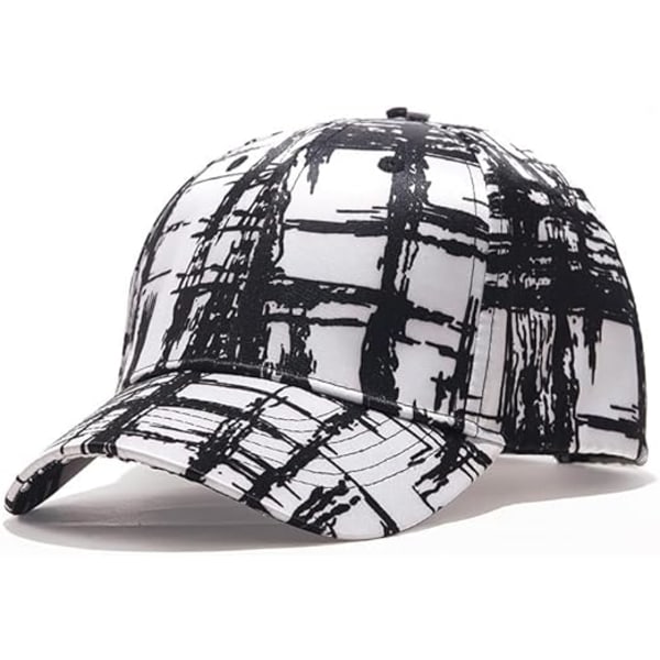 Muodikas cap naisille miehille säädettävä aikuisten hattu kesäjuoksuun urheiluun retkeilyyn Rannalle ulkogolf Unisex(55-61cm)