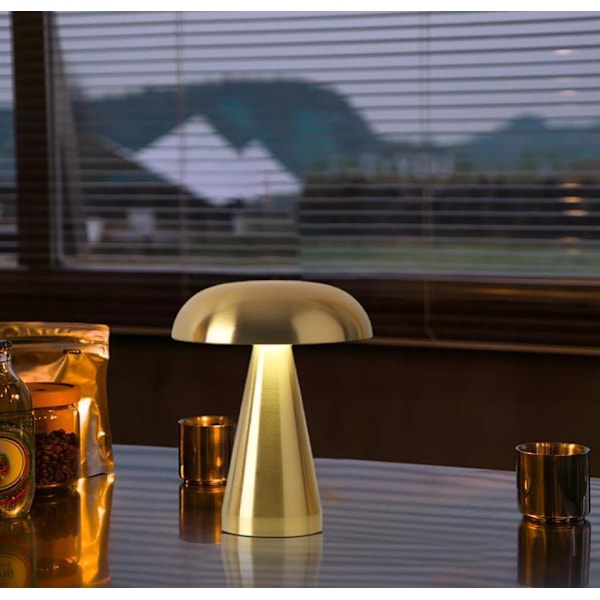 Sopplampe for studie, soverom, skrivebord, nattbord, atmosfærelampe, bar, restaurantdekorasjon, nattlys Silver