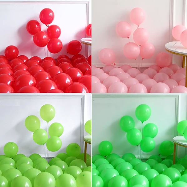 Jordbær bursdagsfest dekorasjoner 131stk jordbær ballonger girlander bue sett for babyshower tema bursdagsfest dekorasjon