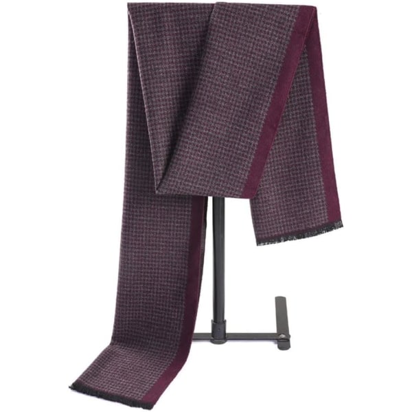 Halsdukar Herr Brittisk Rutig Koreansk Version av All-match Färgmatchning Trendig Vinter Pojkar Varm Halsduk (Färg: B, Storlek: 170 * 30CM)