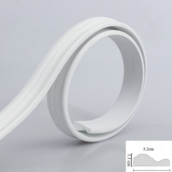 Self-adhesive decorative PVC wall trim - Flexible decorative strips