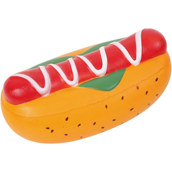 10,5 tum Jumbo Squishies Hot Dog Kawaii Doft Mjuk Långsam Stigande Jätte Squeeze Mat Squishies Stressavlastning