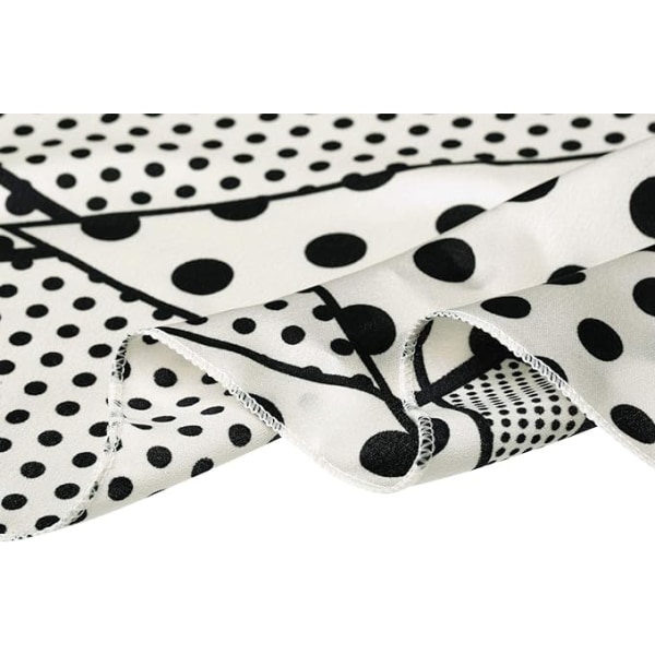 50 cm 1950-tals vintage retro polka dots fyrkantig halsduk Halsduk Halsduk Halsduk Halsduk