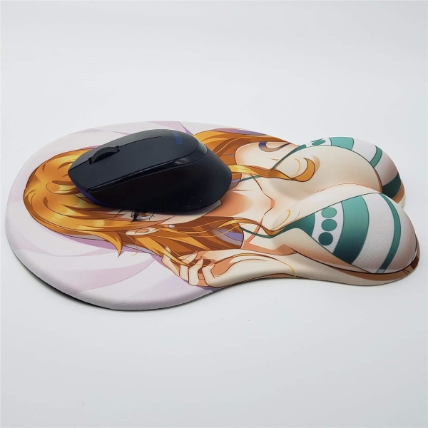 Nami New Anime musemåtter med håndledsstøtte Gaming 3D musemåtter 2Way Skin (Nami 2)