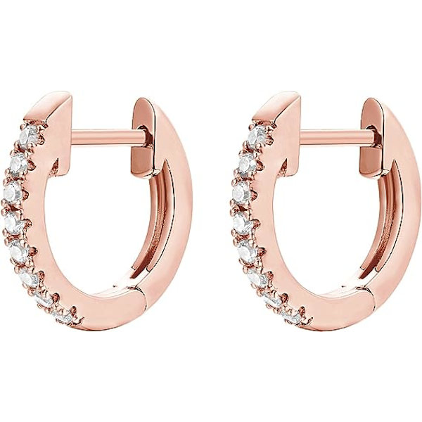 14K Guldpläterade Cubic Zirconia Manschettörhängen