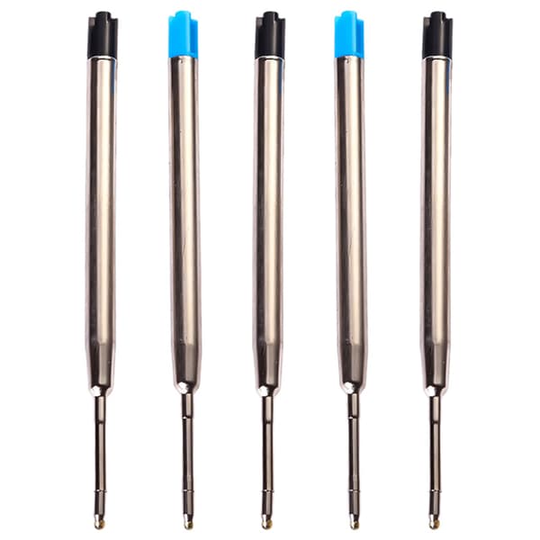 10 pcs 0.5 mm G2 Metal Roller Ballpoint Pen Refill Medium Nib 1