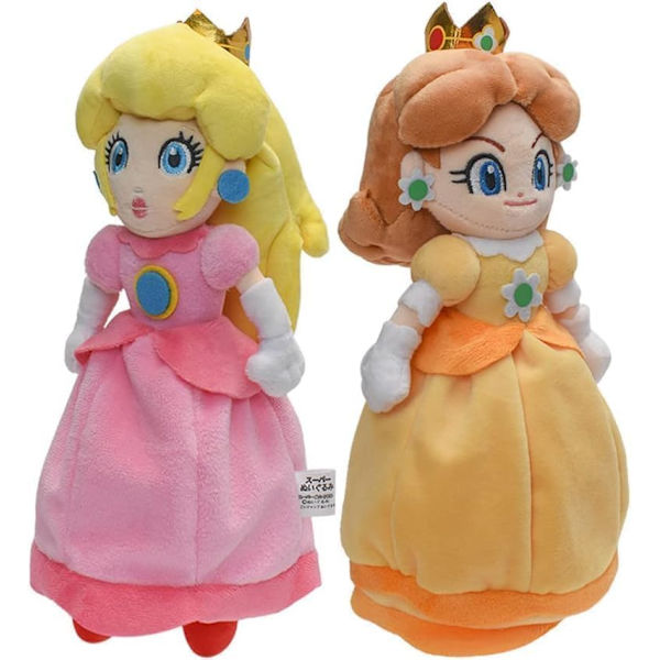 26cm Princess Peach Plys Legetøj Princess Daisy Plysdyr Super Mario Dukke Legetøj Gaver til Børn (Princess Peach)