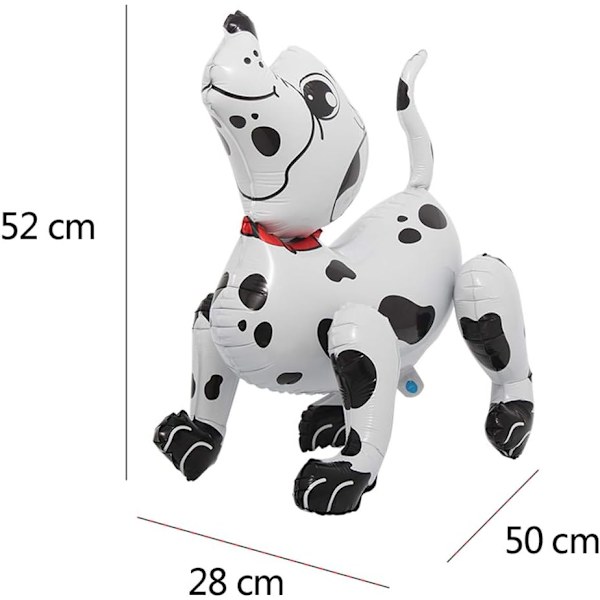 Selvstående søt tegneserie gigantisk hund ape dyr folie ballong gratulerer med dagen dekorasjoner baby shower festartikler, B