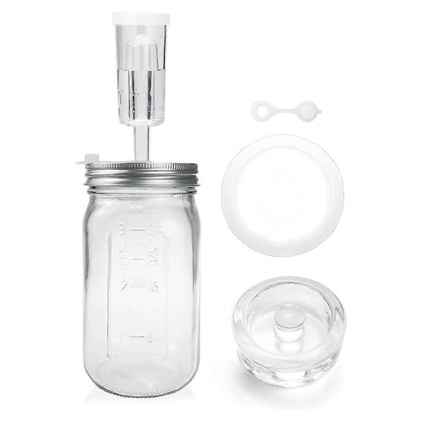 32 Oz Mason Jar Fermentation Kit, Fermentation Jar, Fermentation Lid, Fermentation Weights and Air Lock