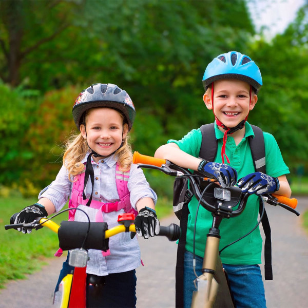 4 Paria Lapset Pyöräilykäsineet Pojat Tytöt Nuorten Full Finger Pyöräily Maastohanskat Lämpimät Lasten Urheilu Käsineet Liukumattomat Toddler Kalastushanskat